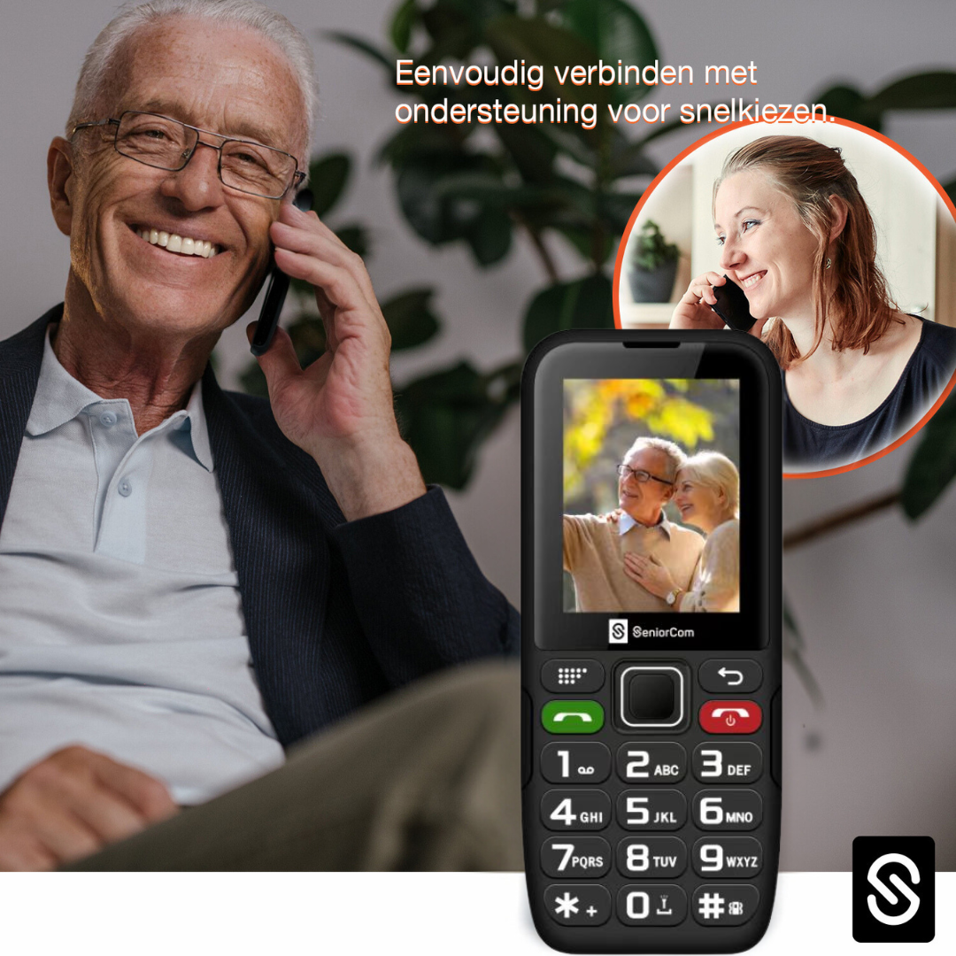 SeniorCom T24 Seniorentelefoon 4G met noodknop en camera