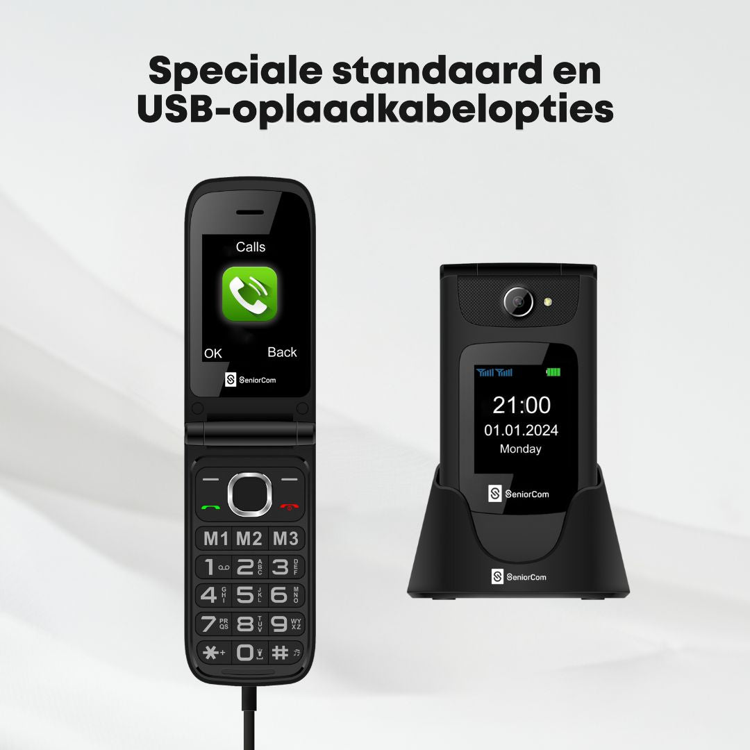 SeniorCom F24 - 4G Seniorentelefoon met Noodknop & Camera