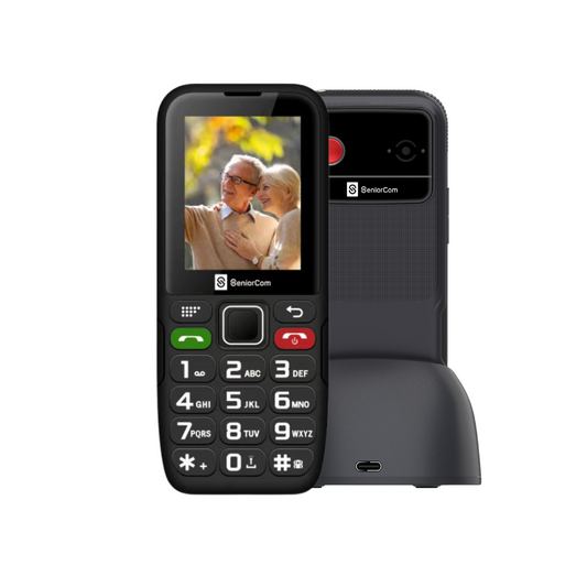 SeniorCom T24 Seniorentelefoon 4G met noodknop en camera