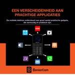 SeniorCom F183 Eenvoudige Seniorenmobiel met Grote Toetsen en SOS Noodfunctie