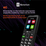 SeniorCom T24 Seniorentelefoon 4G met noodknop en camera