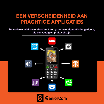 SeniorCom T2 Seniorentelefon 4G mit Notruftaste und Kamera
