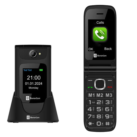 SeniorCom F24 Seniorentelefon 4G mit Notruftaste und Kamera